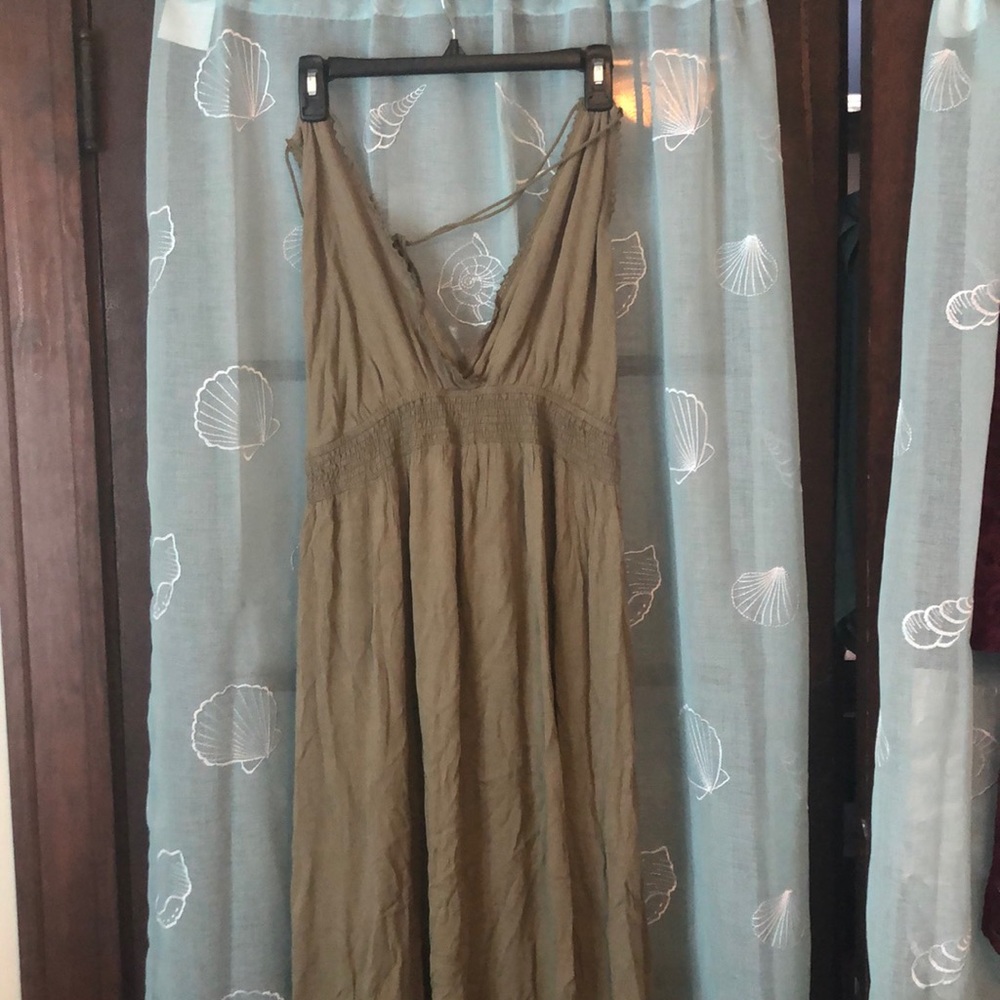 Forever 21 Olive Green Maxi Dress